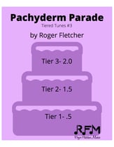 Pachyderm Parade (Tiered Tunes #3) Concert Band sheet music cover